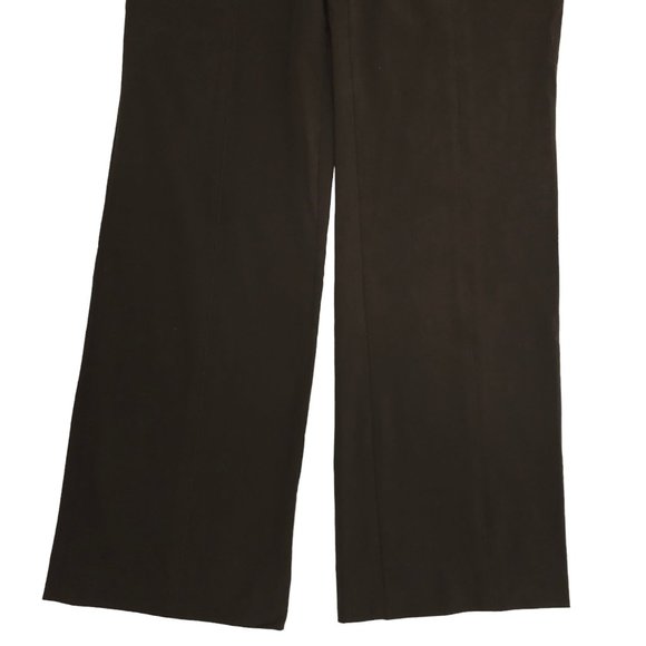 Nine West Essentials Pants Womens Sz 2 Stretch Mid Rise Flat Front Espresso NEW - Picture 10 of 12